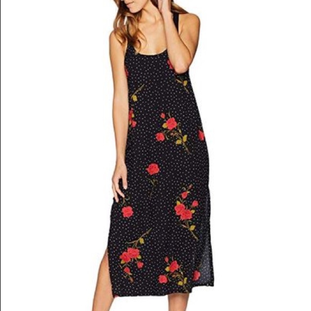 Volcom End of the Rose Midi Dress - L
